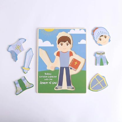 Picture of Puzzle Wood Armor of God Build-a-Kid Boy
