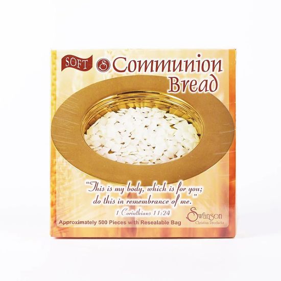 Picture of Communion Bread Soft Squares Swanson 500CT