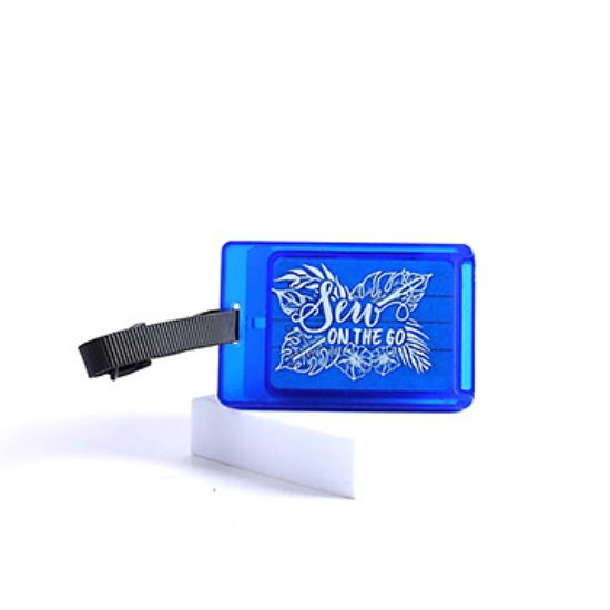 Picture of Luggage Tag with Sewing Kit Blue