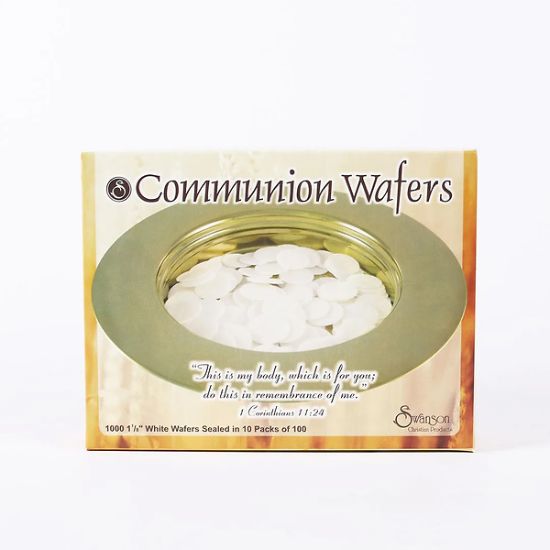 Picture of Communion Bread Round Wafers Swanson 1000CT