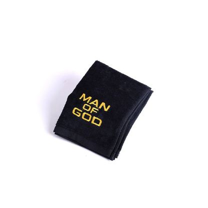 Picture of Pastor Towel Man of God Black Cotton
