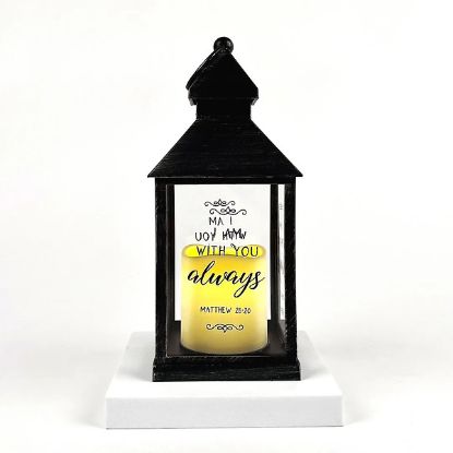 Picture of Lantern LED Candle - Black - with You Always