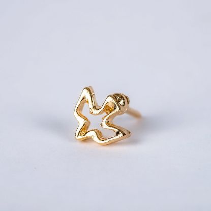 Picture of Open Dove Lapel Gold Pin SM PK6