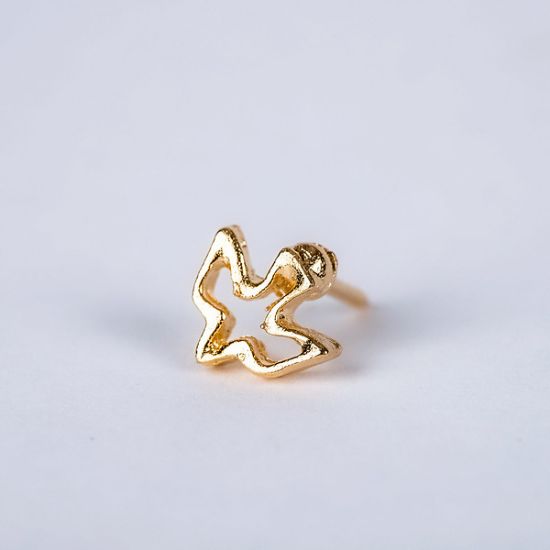 Picture of Open Dove Lapel Gold Pin SM PK6