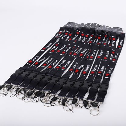 Picture of Lanyard I Love (Red) Jesus PK12