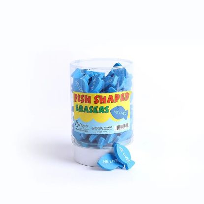 Picture of Eraser He Lives Blue Fish PK96
