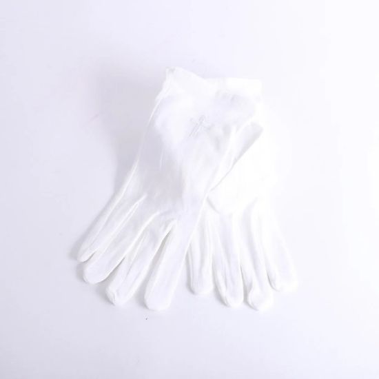 Picture of Glove White W/ White Cross L