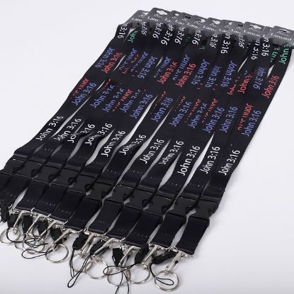 Picture of Lanyard John 3:16 Multi-Color PK12