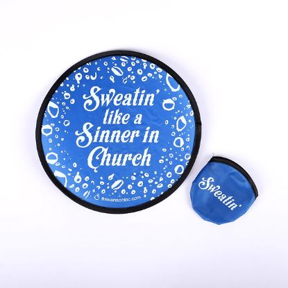 Picture of Foldable Hand Fan Sweatin' PK6