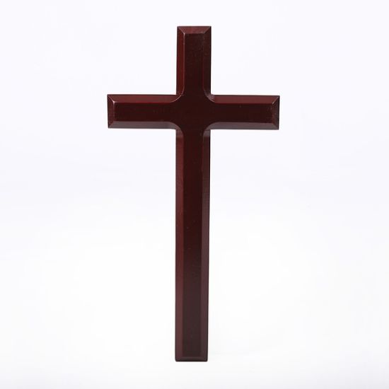 Picture of Wall Cross Pine, Cherry Finish 10"
