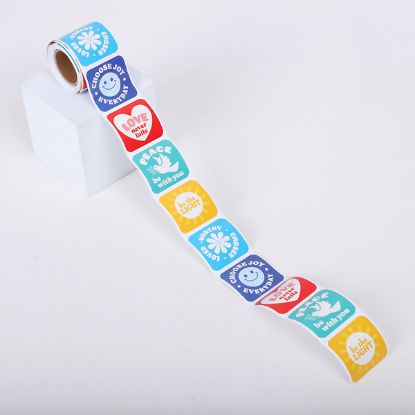 Picture of Sticker Christian Sayings Roll 100CT