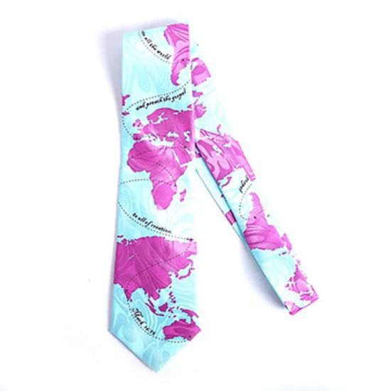 Picture of Tie Polyester Go into All the World