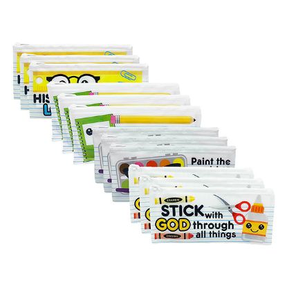 Picture of Pencil Case Assorted Wording PK12