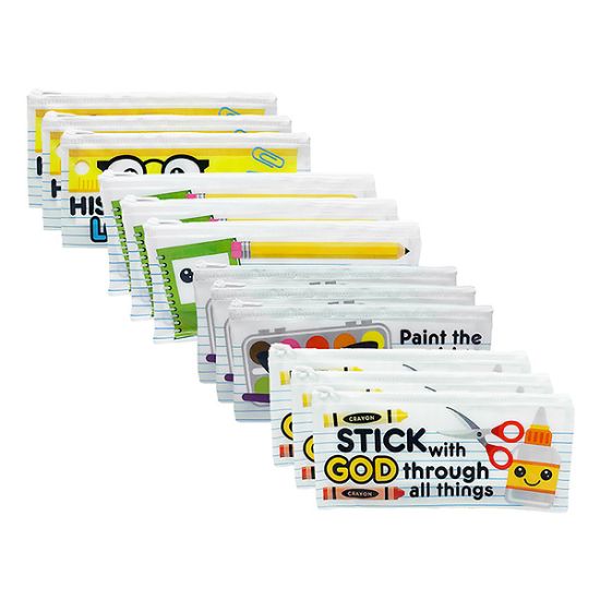 Picture of Pencil Case Assorted Wording PK12