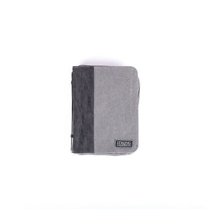 Picture of Bible Cover Imitation Leather Strong Courageous Large