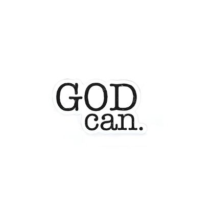 Picture of Sticker Vinyl God Can PK5