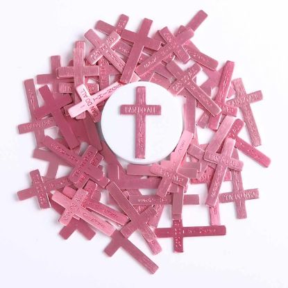 Picture of Pocket Cross I Can Do All Things Pink PK50
