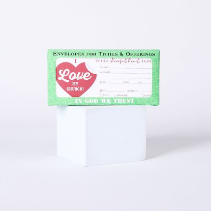 Picture of Offering Envelope Cheerful Heart 100CT