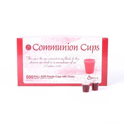 Picture of Communion Cups W/Cross Full Size 1 3/8in 500CT