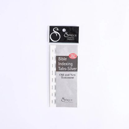 Picture of Bible Index Tabs Silver Swanson PK10