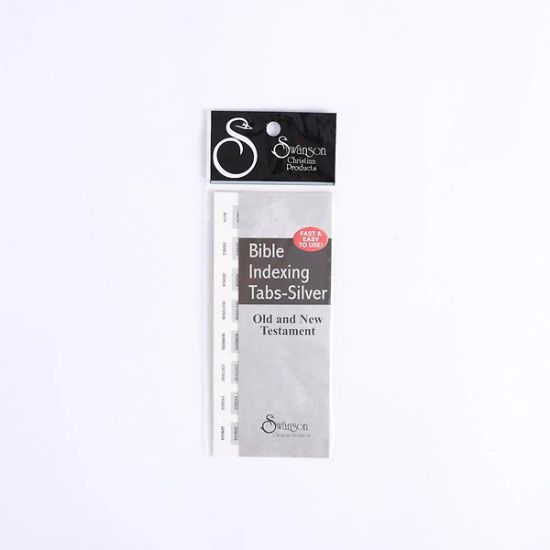 Picture of Bible Index Tabs Silver Swanson PK10