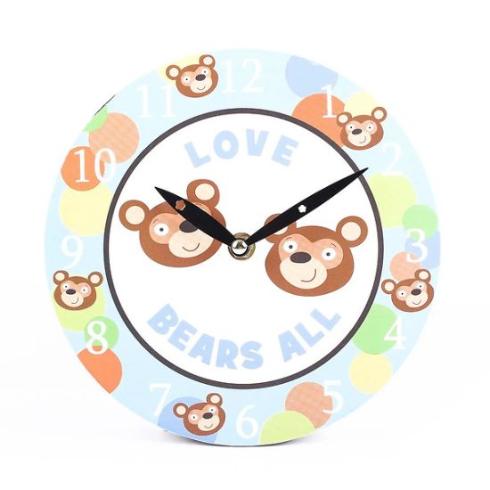 Picture of Wall Clock Love Bears All 8 Inch
