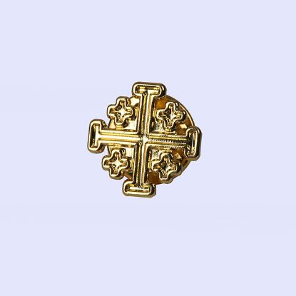 Picture of Lapel Pin Jerusalem Cross PK3