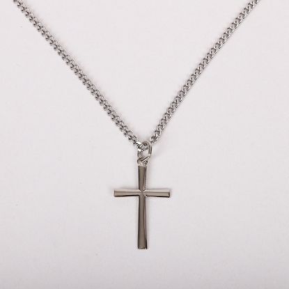 Picture of Necklace Cross Sterling 24"