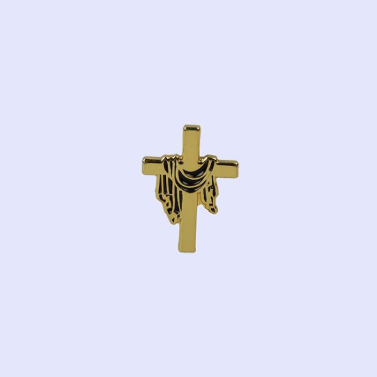 Picture of Lapel Pin Cross with Robe PK3
