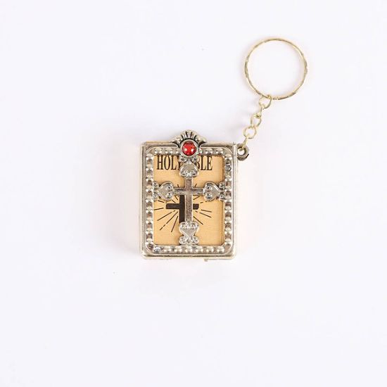 Picture of Keychain Bible Ornate Gold - PK6