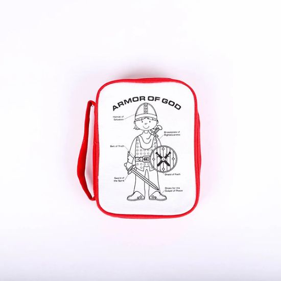 Picture of Bible Cover Canvas Washable Armor of God Small