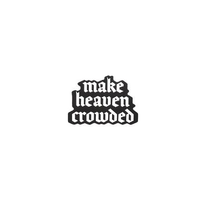Picture of Sticker Vinyl Make Heaven Crowded PK5
