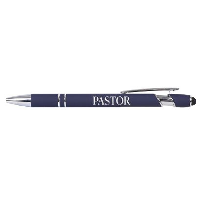 Picture of Gift Pen Soft Touch Pastor Navy
