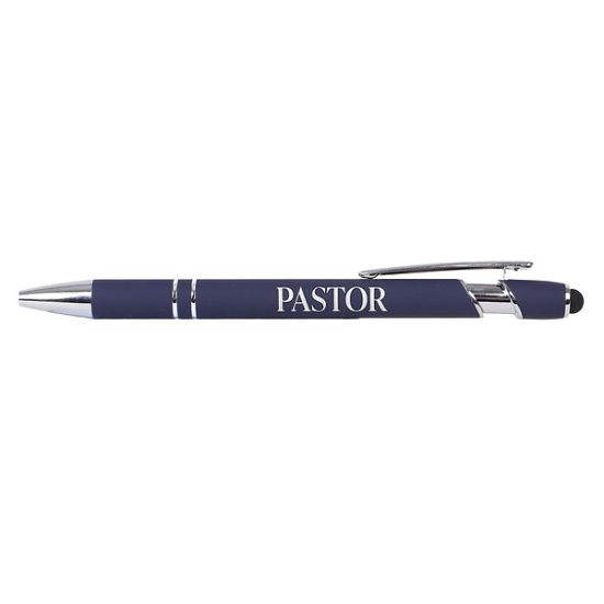 Picture of Gift Pen Soft Touch Pastor Navy