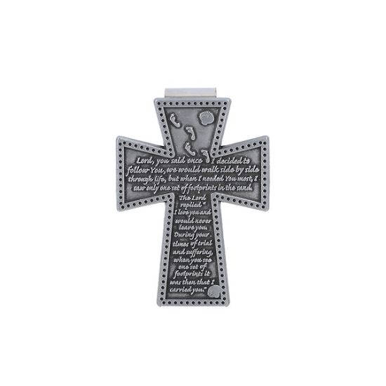 Picture of Visor Clip Cross Footprints PK4