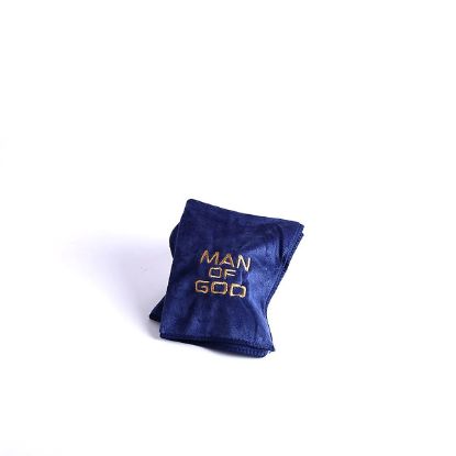 Picture of Pastor Towel Man of God Navy Microfiber