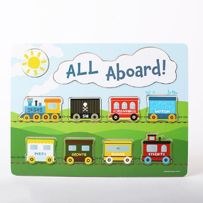 Picture of Puzzle Wood Chunky Plan of Salvation Train