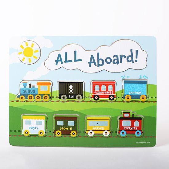 Picture of Puzzle Wood Chunky Plan of Salvation Train
