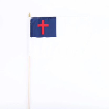 Picture of Flag Christian 12 X 18 W/25in Staff PK6