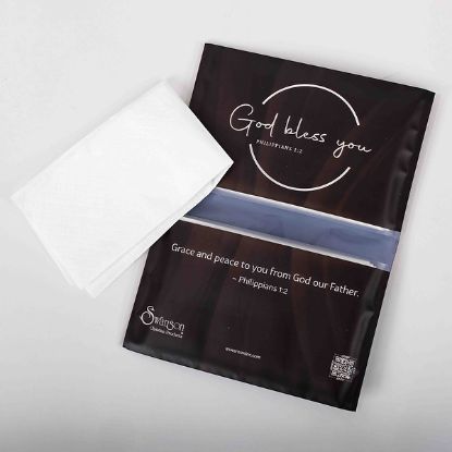 Picture of Tissue God Bless You Greys PK12