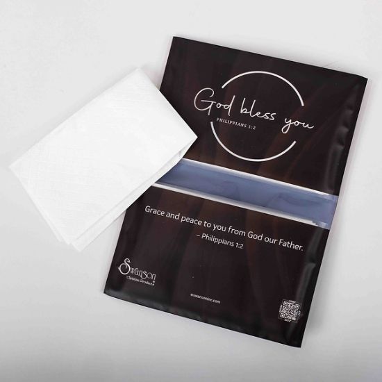 Picture of Tissue God Bless You Greys PK12