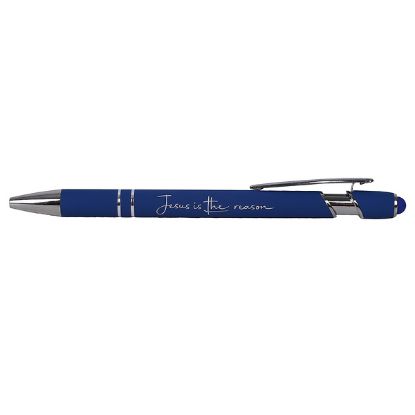 Picture of Gift Pen Soft Touch Jesus Is the Reason Royal Blue