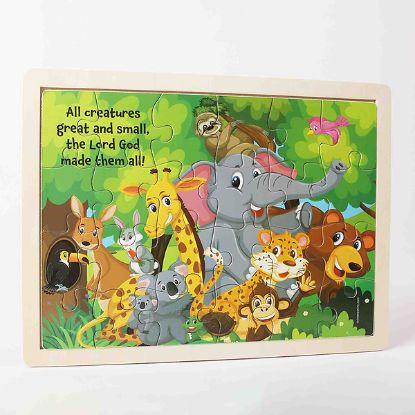 Picture of Puzzle Wood Jigsaw Jungle