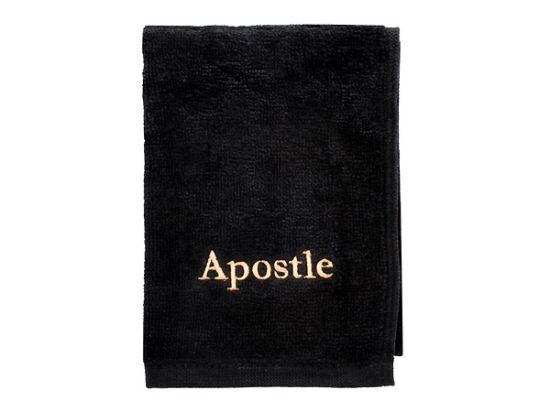 Picture of Pastor Towel Apostle Black Cotton