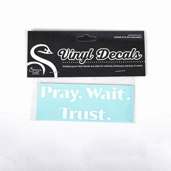 Picture of Decal Vinyl Pray Wait Trust