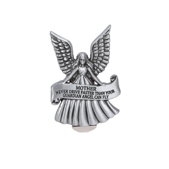 Picture of Visor Clip Angel Never Drive Faster Mother PK4