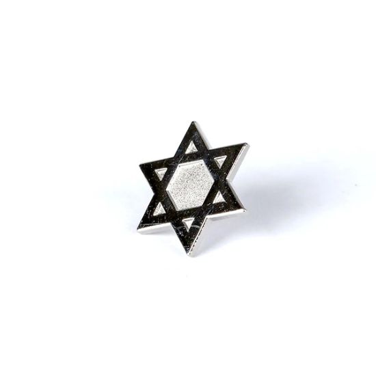Picture of Lapel Pin Star of David Silver PK6