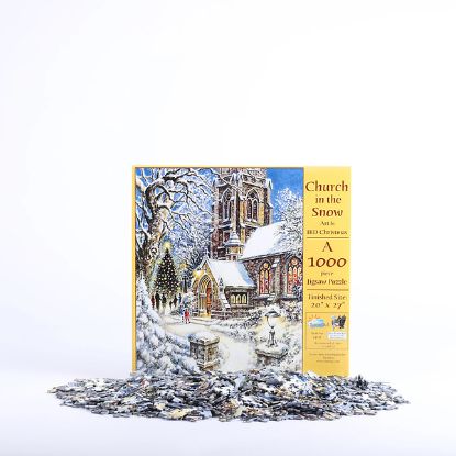 Picture of Puzzle Church in the Snow 1000PC