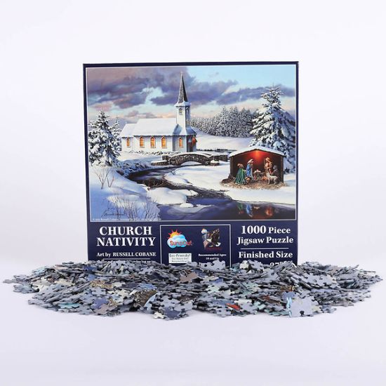 Picture of Puzzle Church Nativity 1000PC