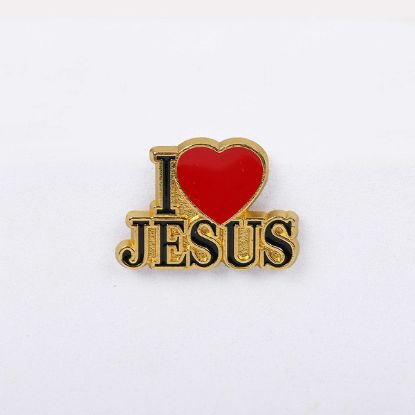 Picture of Pin Enamel I Heart Jesus PK3